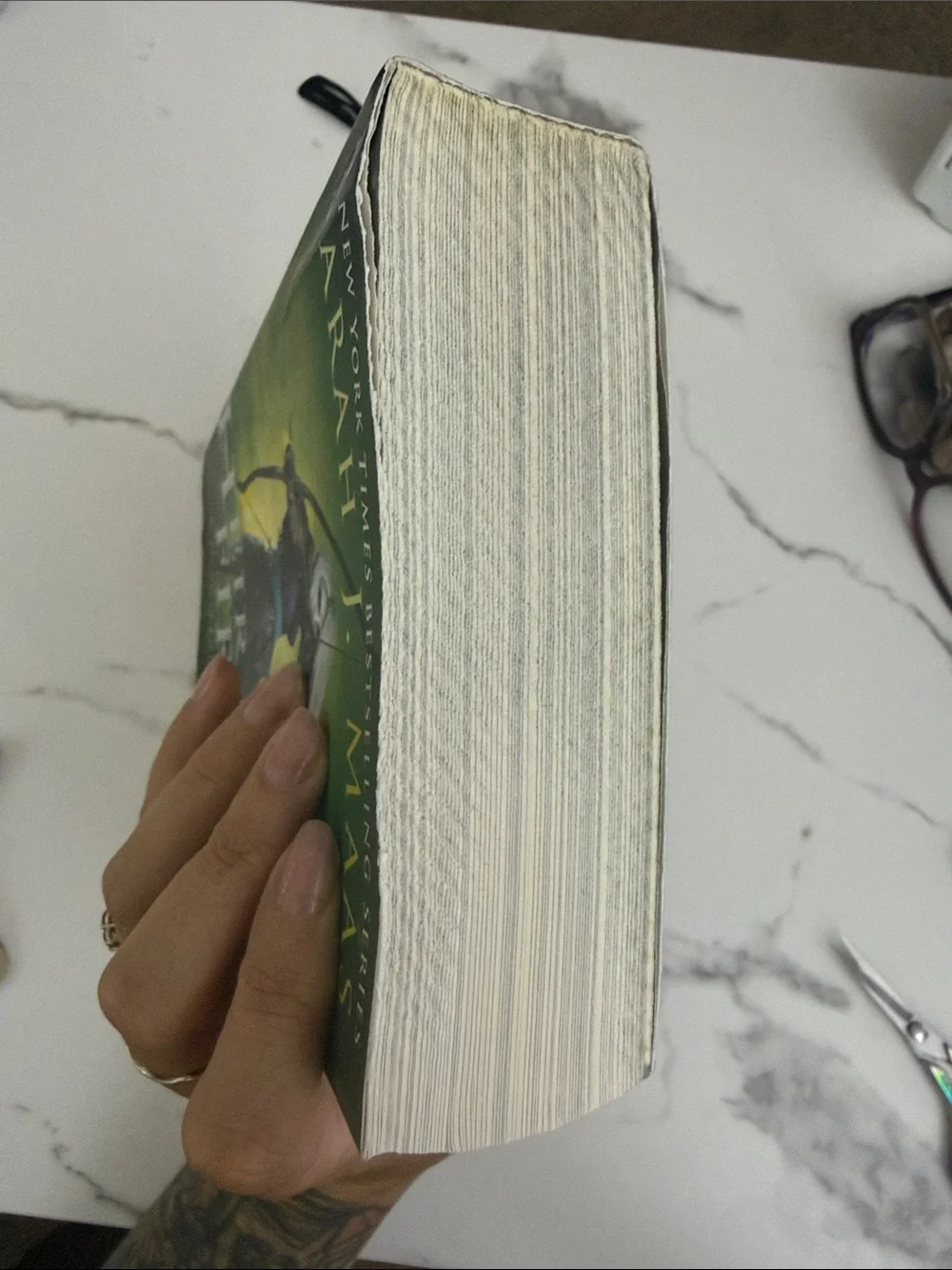 Heir of fire - Throne of glass - first paperback printing - factory miscut
